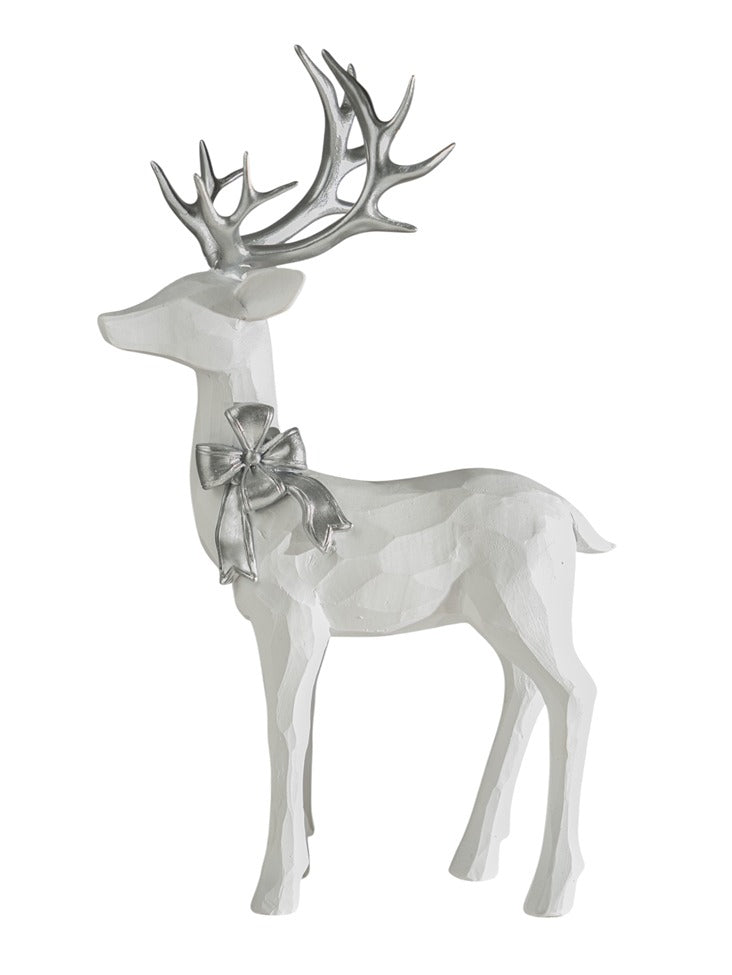 ΧΡΙΣΤΟΥΓΕΝΝΙΑΤΙΚΟΣ ΠΟΛΥΕΣΤΕΡΙΚΟΣ ΤΑΡΑΝΔΟΣ ΜΕ ΦΙΟΓΚΟ ΛΕΥΚΟΣ ΑΣΗΜΙ 17,7Χ7,2Χ29,5 ΕΚ