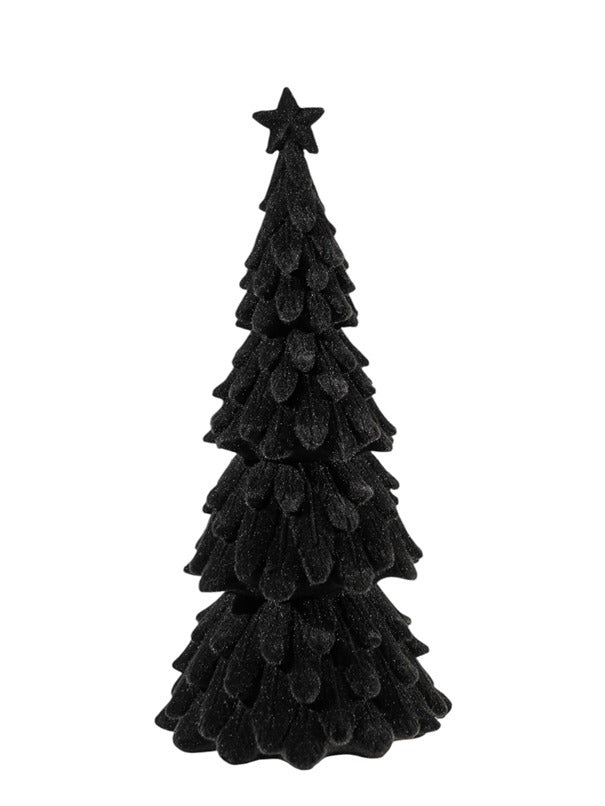 ΧΡΙΤΟΥΓΕΝΝΙΑΤΙΚΟ ΠΟΛΥΕΣΤΕΡΙΚΟ ΔΕΝΤΡΟ ΒΕΛΟΥΔΙΝΟ ΜΑΥΡΟ 11Χ11Χ26ΕΚ