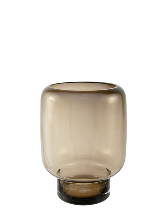 ΧΕΙΡΟΠΟΙΗΤΟ ΓΥΑΛΙΝΟ ΒΑΖΟ ΑΠΌ ΦΥΣΙΤΟ ΓΥΑΛΙ ΚΑΦΕ 19Χ19Χ25,5ΕΚ