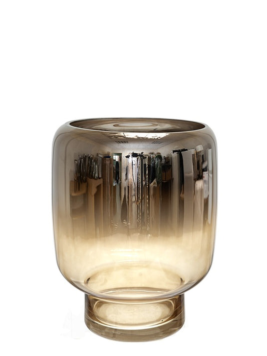 ΧΕΙΡΟΠΟΙΗΤΟ ΒΑΖΟ ΑΠΌ ΦΥΣΙΤΟ ΓΥΑΛΙ ΑΣΗΜΙ ΚΑΦΕ  23Χ23Χ30ΕΚ