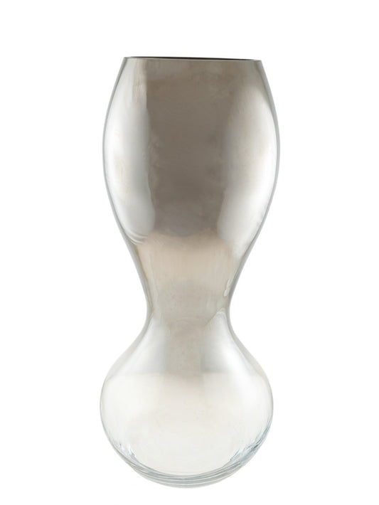 ΧΕΙΡΟΠΟΙΗΤΟ ΒΑΖΟ ΑΠΟ ΦΥΣΙΤΟ ΓΥΑΛΙ ΑΣΗΜΙ  23Χ23Χ30ΕΚ