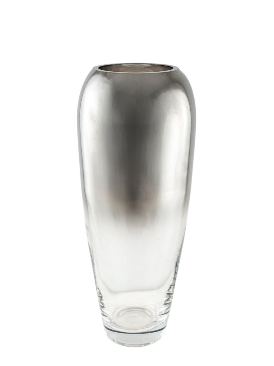 ΧΕΙΡΟΠΟΙΗΤΟ ΒΑΖΟ ΦΥΣΙΤΟ ΑΠΌ ΓΥΑΛΙ ΑΣΗΜΙ 14Χ14Χ33ΕΚ