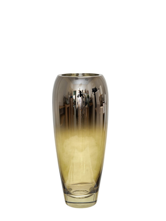 ΧΕΙΡΟΠΟΙΗΤΟ ΒΑΖΟ ΦΥΣΙΤΟ ΑΠΌ ΓΥΑΛΙ ΑΣΗΜΙ ΠΡΑΣΙΝΟ 12Χ12Χ28,7ΕΚ