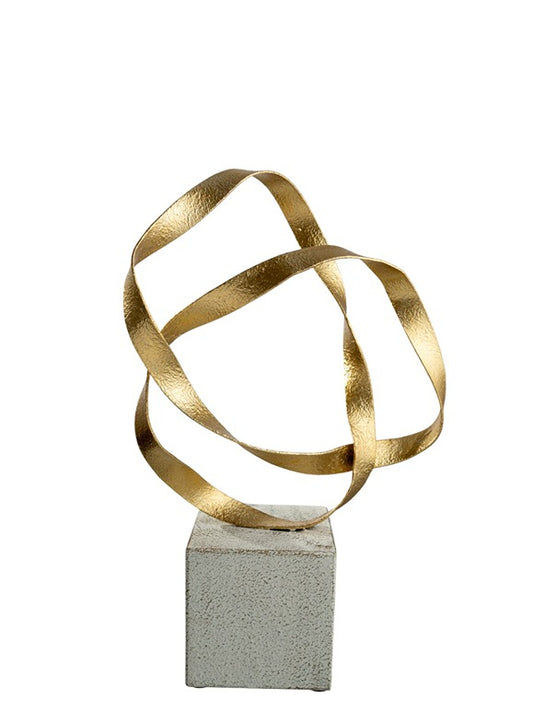 ΜΕΤΑΛΛΙΚΟ ΔΙΑΚΟΣΜΗΤΙΚΟ ΧΡΥΣΟ ΣΕ ΛΕΥΚΗ ΒΑΣΗ 25Χ10Χ26,5ΕΚ