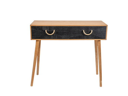 ΚΟΝΣΟΛΑ ΦΥΣΚΙΚΟ ΧΡΩΜΑ ΚΑΦΕ ΜΕ ΚΑΦΕ ΣΚΟΥΡΟ ΣΥΡΤΑΡΙΑ 90Χ35Χ78ΕΚ