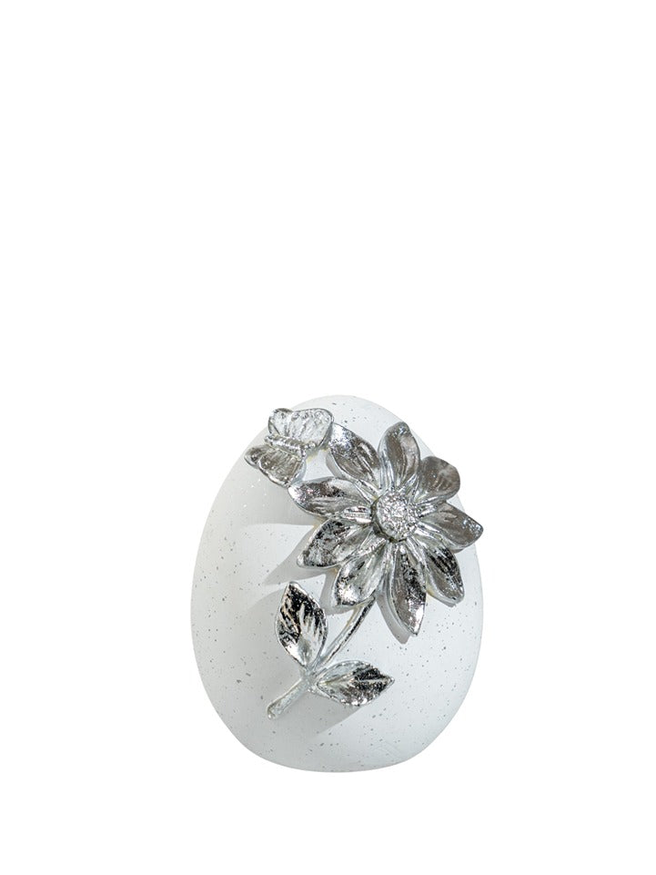 ΠΟΛΥΕΣΤΕΡΙΚΟ ΑΥΓΟ ΛΕΥΚΟ ΜΕ ΑΣΗΜΙ ΛΟΥΛΟΥΔΙ 8,5Χ9Χ11,5ΕΚ