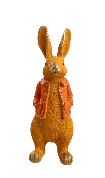 ΠΟΛΥΕΣΤΕΡΙΚΟΣ ΛΑΓΟΣ ΠΟΡΤΟΚΑΛΙ ΜΕ ΠΟΥΠΟΥΛΟ  10x8x24CM