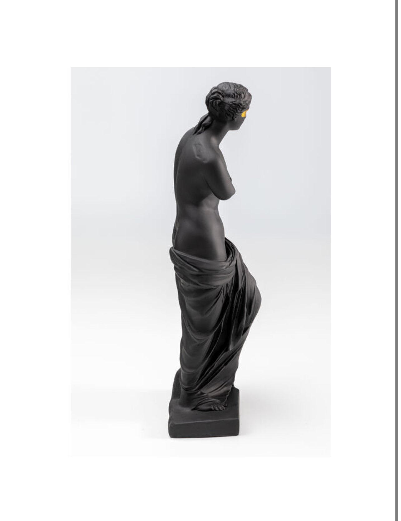 Διακοσμητικό επιτραπέζιο Sculpture μαύρο 16x14,5x48εκ  54604