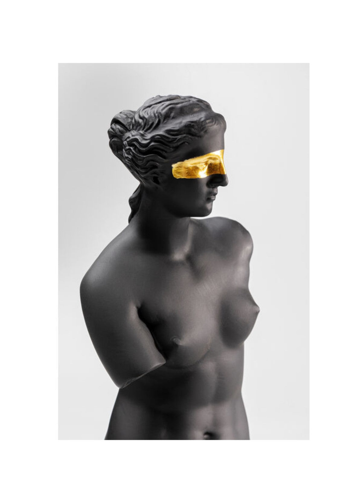 Διακοσμητικό επιτραπέζιο Sculpture μαύρο 16x14,5x48εκ  54604