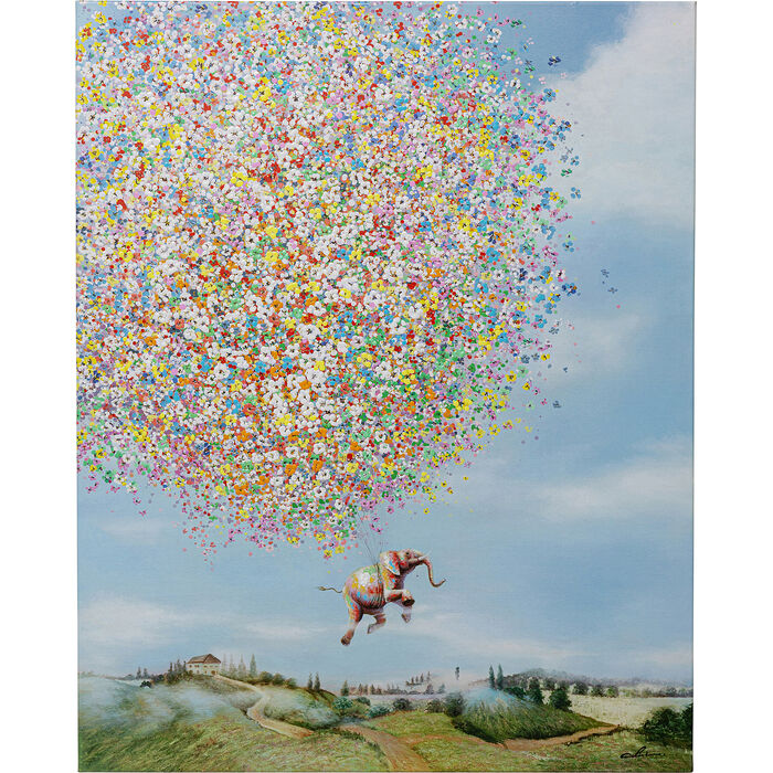 Πίνακας flying elephant 120x3.5x160cm  54825