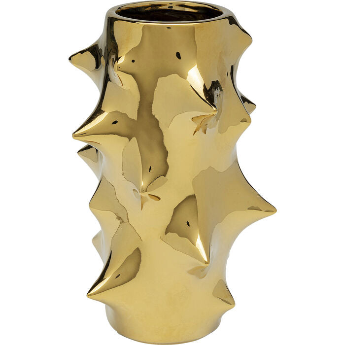 Βάζο Pointy χρυσό 14,5x14,5x25 εκ.  55135