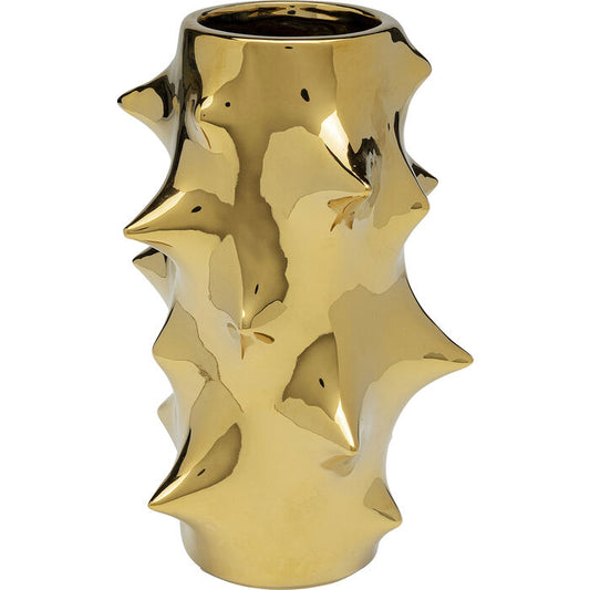 Βάζο Pointy χρυσό 14,5x14,5x25 εκ.  55135