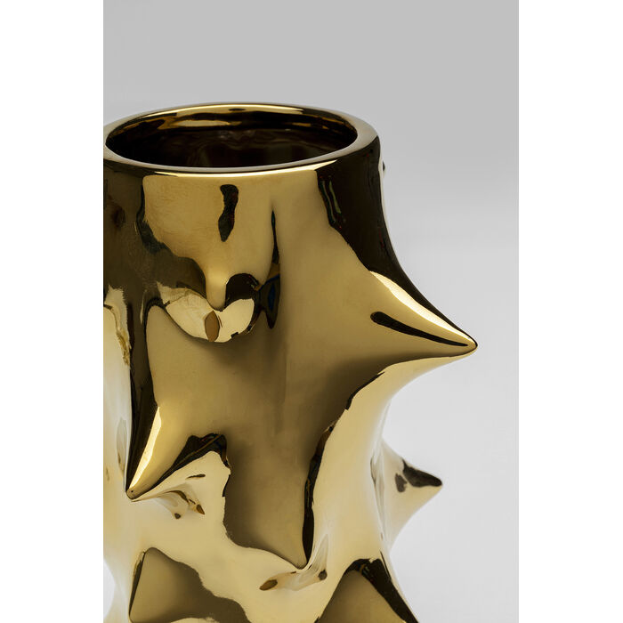 Βάζο Pointy χρυσό 14,5x14,5x25 εκ.  55135