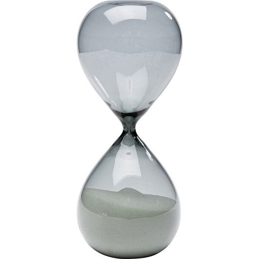 Διακοσμητικό επιτραπέζιο Timer κλεψύδρα μαύρη 8,2x8,2x20 εκ.  55174