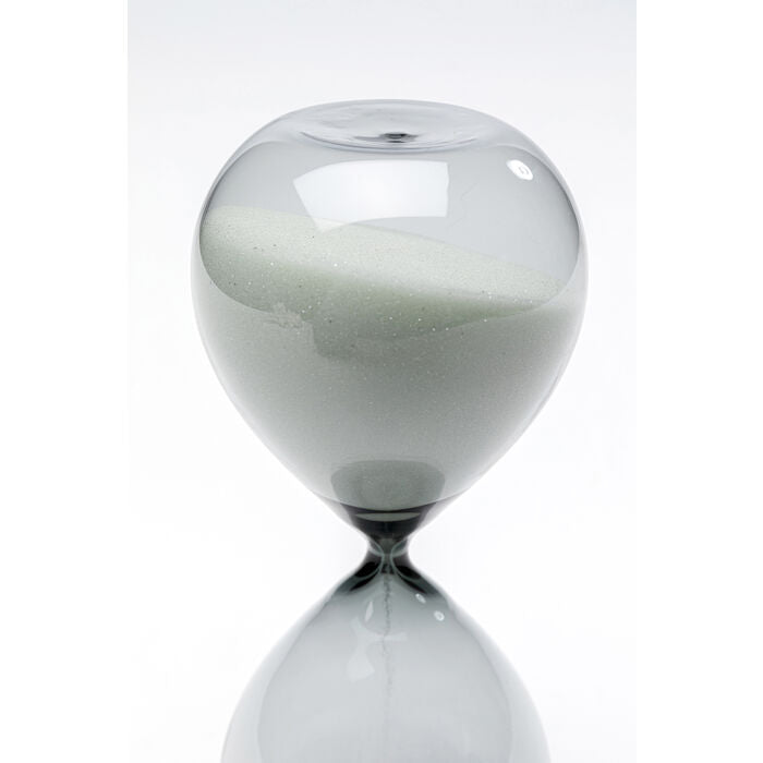 Διακοσμητικό επιτραπέζιο Timer κλεψύδρα μαύρη 8,2x8,2x20 εκ.  55174
