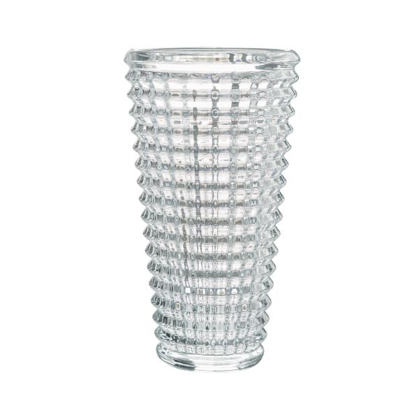 Glassy Γυάλινο Διάφανο Βάζο (15x15x27.5)cm