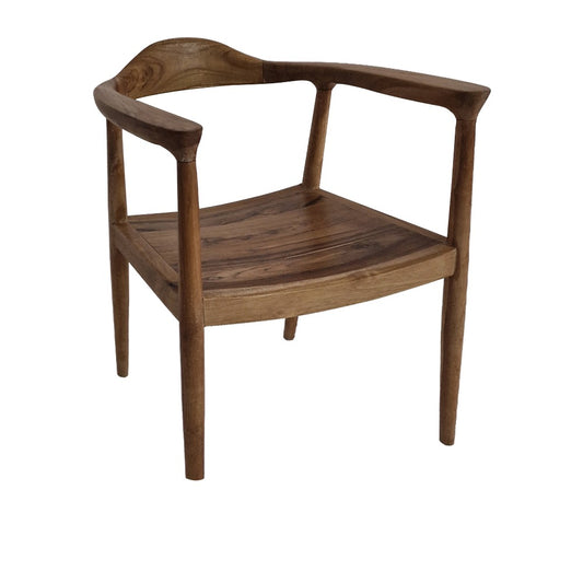 Munggur Ξύλινη Καρέκλα σε Φυσική Απόχρωση (58x50x70)cm  730-3251