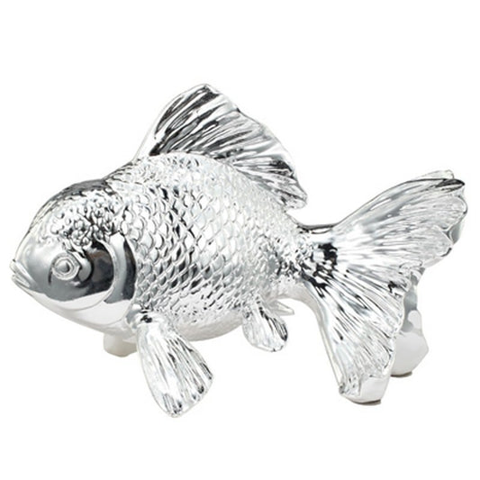 Artekko Mr Limpet Διακοσμητικό Ασημί Ψαράκι Ρητίνης (25x15x17)cm         75716