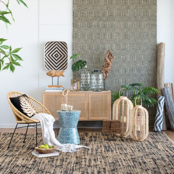 Clear Διάφανο Γυάλινο Βάζο Φανάρι με Μεταλλικό Πλέγμα (22x22x38)cm