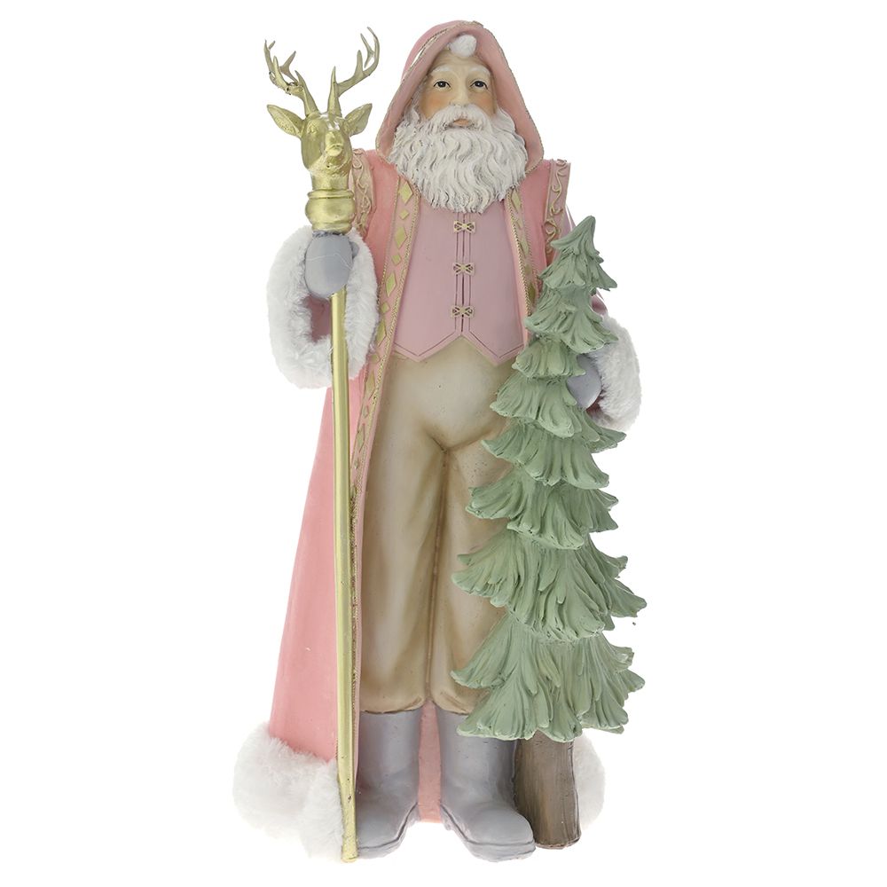  ΡΟΖ ΓΚΡΙ ΠΟΛΥΡΕΖΙΝ ΑΙ ΒΑΣΙΛΗΣ ΠΟΥ ΚΡΑΤΑΕΙ ΣΚΗΠΤΡΟ ΚΑΙ ΔΕΝΤΡΟ 25Χ21Χ50ΕΚ