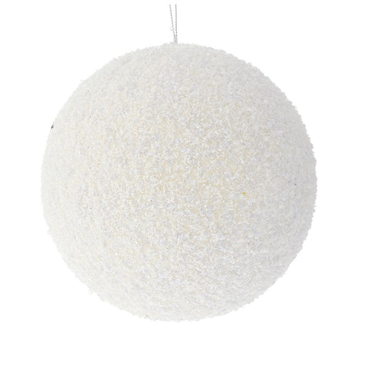  ΛΕΥΚΗ GLITTER FOAM ΜΠΑΛΑ 10ΕΚ