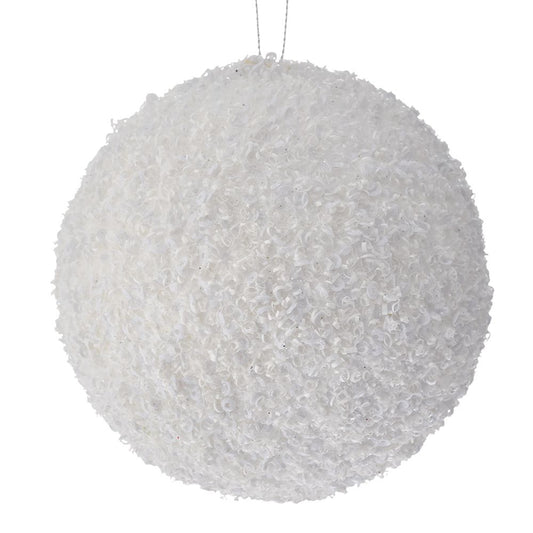  ΛΕΥΚΗ GLITTER FOAM ΜΠΑΛΑ 12ΕΚ