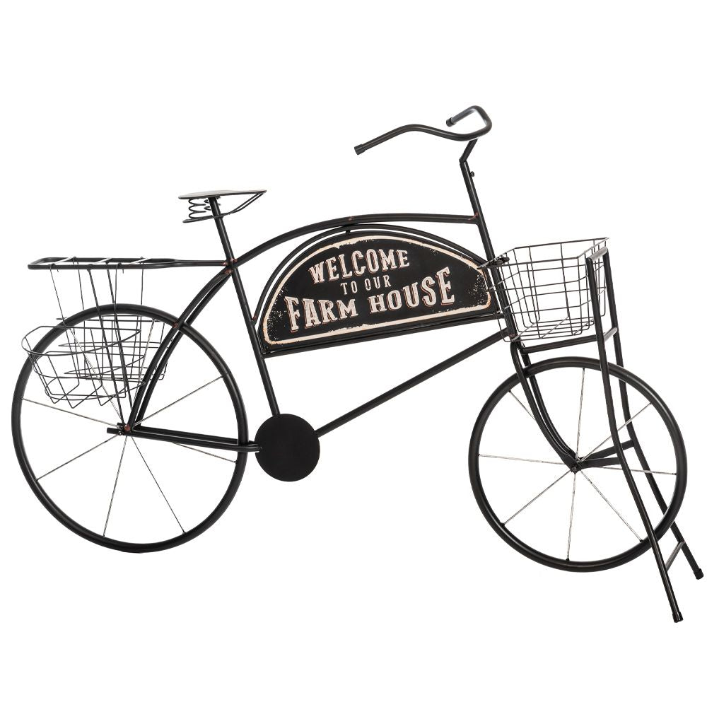  ΜΑΥΡΟ ΜΕΤΑΛΛΙΚΟ ΔΙΑΚΟΣΜΗΤΙΚΟ ΠΟΔΗΛΑΤΟ 134Χ32Χ85ΕΚ