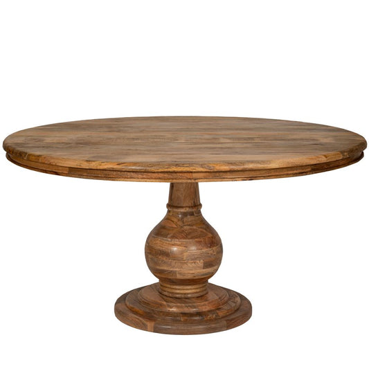  ΤΡΑΠΕΖΙ ΡΟΤΟΝΤΑ 152x152x78EK ΚΑΦΕ ΞΥΛΙΝΟ ΣΤΡΟΓΓΥΛΟ