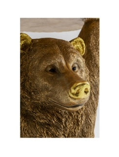 Βοηθητικό τραπεζάκι animal αρκούδα χρυσό 35,4x34,5x52εκ  85737