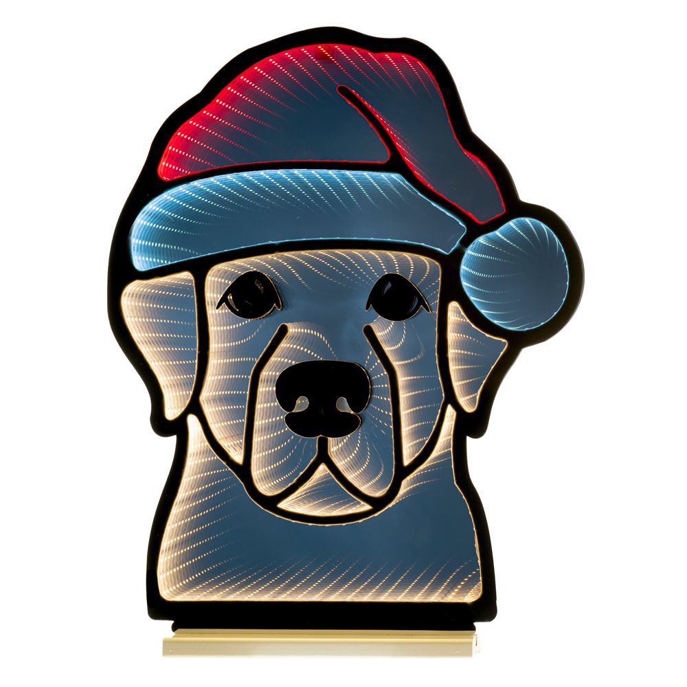  INFINITY ΦΩΤΙΖΟΜΕΝΟ ΣΚΥΛΙ 48Χ60ΕΚ ΠΡΟΤΟΜΗ ΔΙΠΛΗΣ ΟΨΗΣ ΣΕ ΞΥΛΙΝΗ ΒΑΣΗ