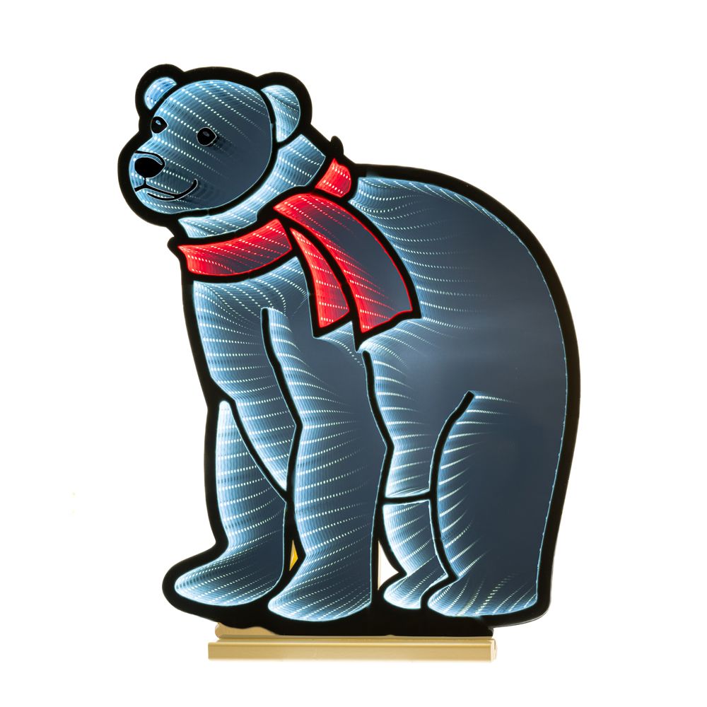  INFINITY ΦΩΤΙΖΟΜΕΝΗ ΑΡΚΟΥΔΑ 50Χ62ΕΚ ΔΙΠΛΗΣ ΟΨΗΣ ΣΕ ΞΥΛΙΝΗ ΒΑΣΗ