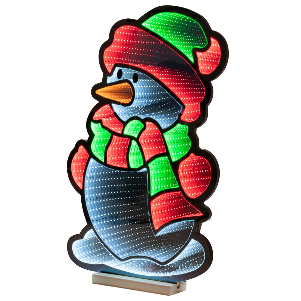  INFINITY ΦΩΤΙΖΟΜΕΝΟΣ ΧΙΟΝΑΝΘΡΩΠΟΣ 39Χ60ΕΚ ΔΙΠΛΗΣ ΟΨΗΣ ΣΕ ΞΥΛΙΝΗ ΒΑΣΗ