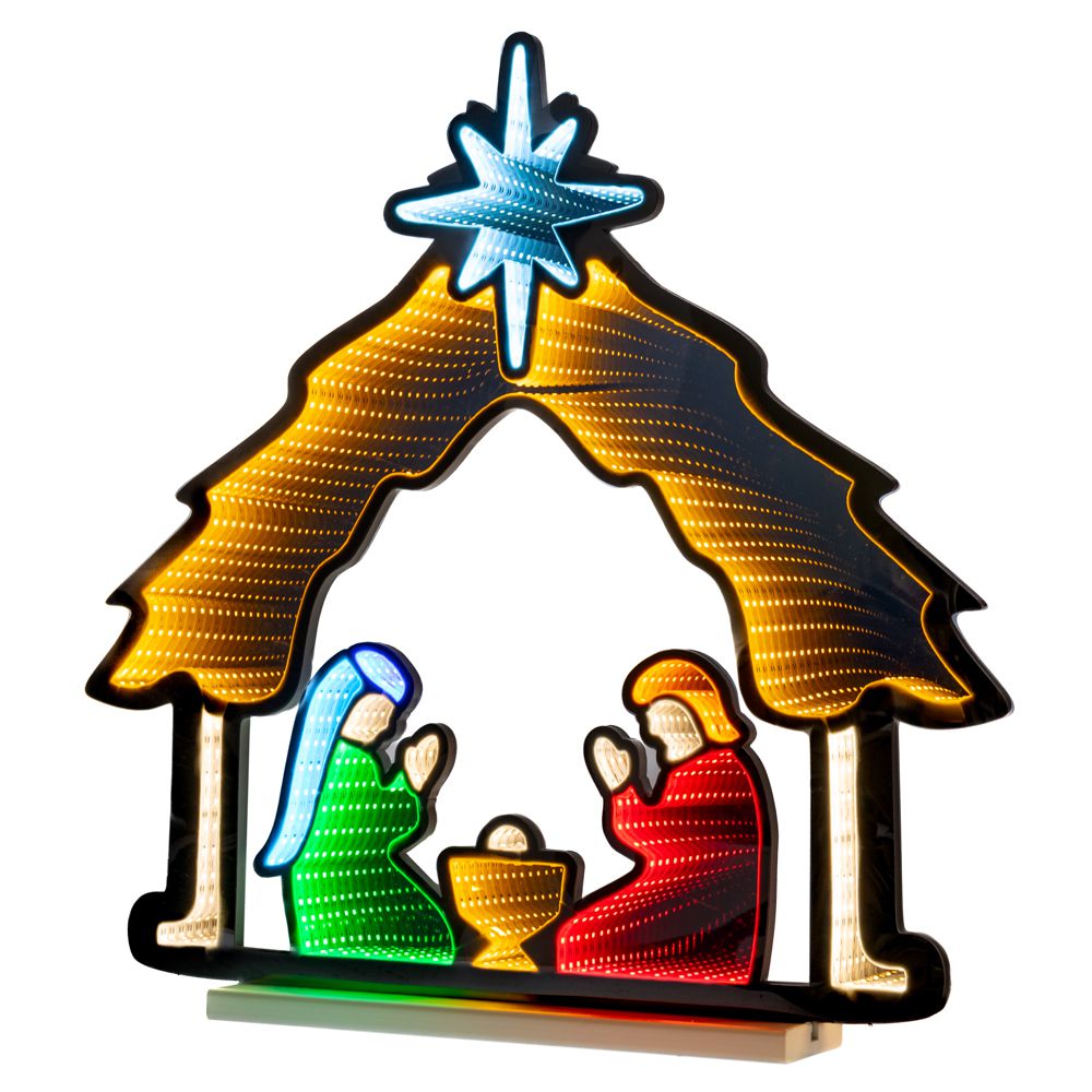  INFINITY ΦΩΤΙΖΟΜΕΝΗ ΦΑΤΝΗ 65Χ65ΕΚ ΔΙΠΛΗΣ ΟΨΗΣ ΣΕ ΞΥΛΙΝΗ ΒΑΣΗ