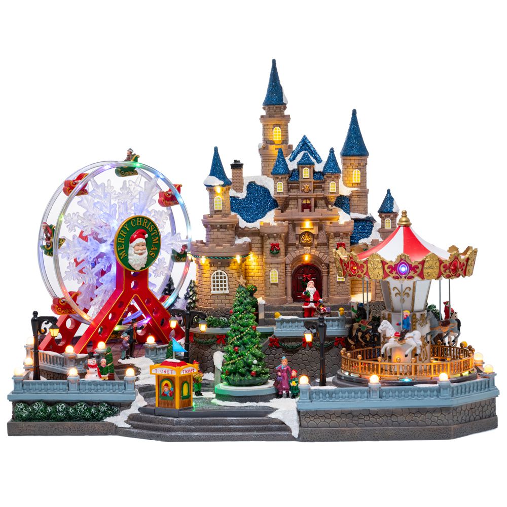  ΦΩΤΙΖΟΜΕΝΟ LUNA PARK ΜΕ ΜΟΥΣΙΚΗ ΚΑΙ ΚΙΝΗΣΗ 59Χ37Χ47ΕΚ.ΜΕ ΑΝΤΑΠΤΟΡΑ ΡΕΥΜΑΤΟΣ