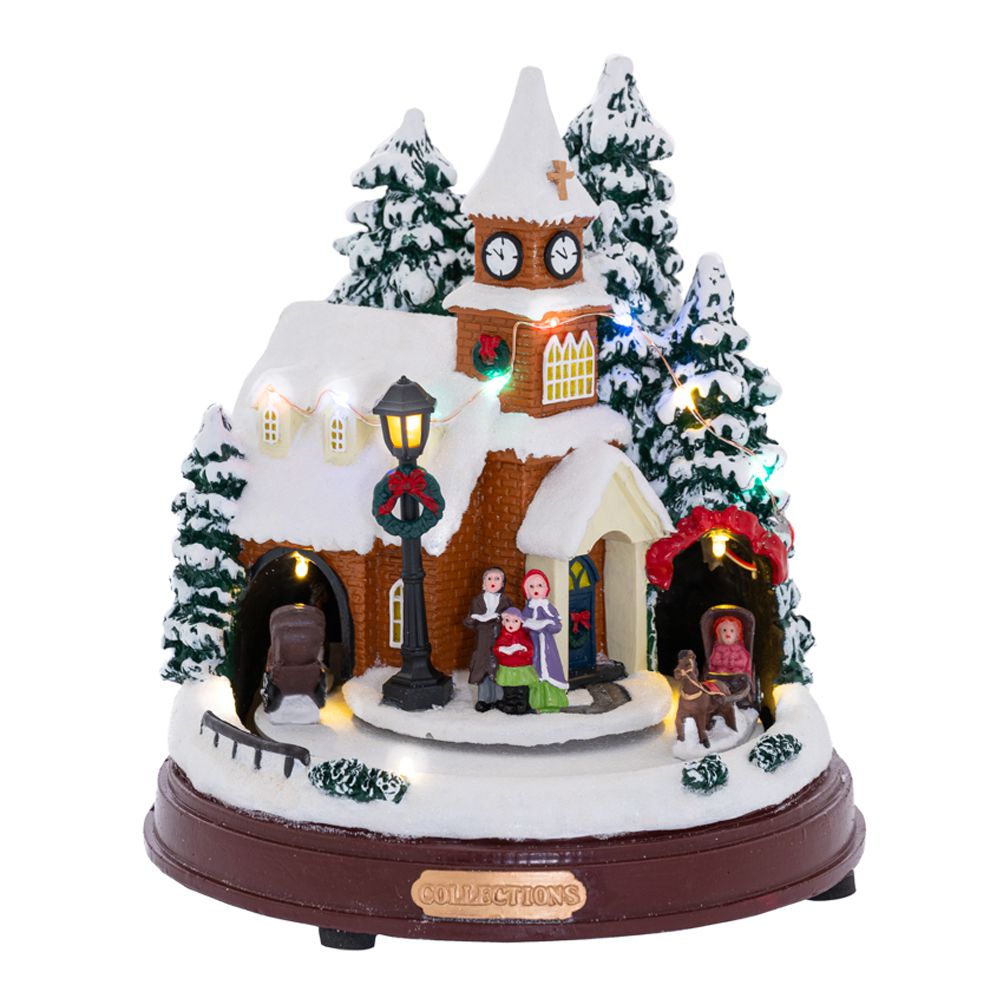  ΠΕΡΙΣΤΡΕΦΟΜΕΝΟ ΣΚΗΝΙΚΟ ΕΚΚΛΗΣΙΑ ΜΕ ΦΩΣ 20Χ20Χ22ΕΚ ΜΠΑΤΑΡΙΑΣ