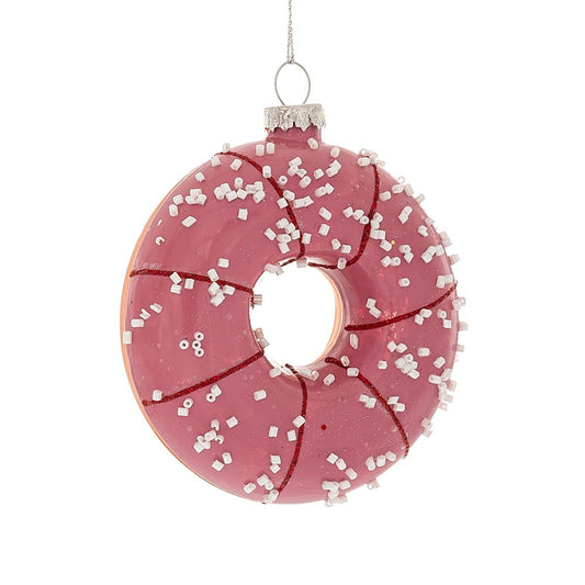  ΡΟΖ ΓΥΑΛΙΝΟ DONUTS ΚΡΕΜΑΣΤΟ ΣΤΟΛΙΔΙ 8Χ2,5Χ9ΕΚ