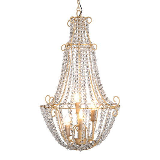  VINTAGE ΠΟΛΥΕΛΑΙΟΣ ΜΕ 4 ΛΑΜΠΕΣ ΚΑΙ ΚΡΥΣΤΑΛΑΚΙΑ Φ60Χ93 ΕΚ