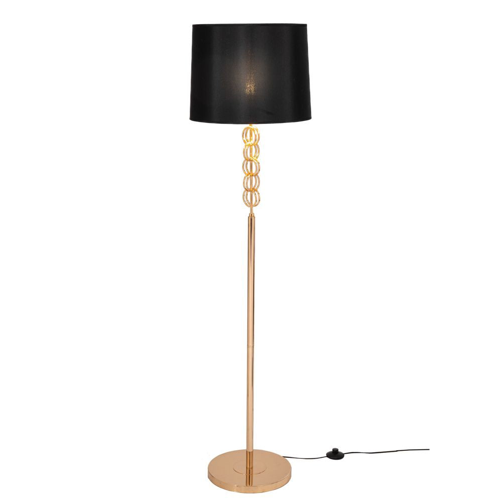  ΕΠΙΔΑΠΕΔΙΟ ΧΡΥΣΟ ΜΕΤΑΛΛΙΚΟ ΛΑΜΠΑΤΕΡ Φ38Χ155ΕΚ ΜΕ ΜΑΥΡΟ ΚΑΠΕΛΟ ΚΑΙ ΚΥΚΛΟΥΣ ΣΤΗ ΒΑΣΗ