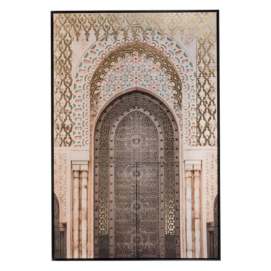  THE ORIENTAL DOOR ΕΛΑΙΟΓΡΑΦΙΑ 80Χ120ΕΚ ΜΕ ΜΑΥΡΗ ΚΟΡΝΙΖΑ ΣΕ ΤΥΠΩΜΕΝΟ ΚΑΜΒΑ