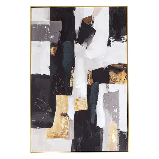  ABSTRACT ΕΛΑΙΟΓΡΑΦΙΑ 80Χ120 ΕΚ ΜΕ ΧΡΥΣΗ ΚΟΡΝΙΖΑ ΣΕ ΤΥΠΩΜΕΝΟ ΚΑΜΒΑ