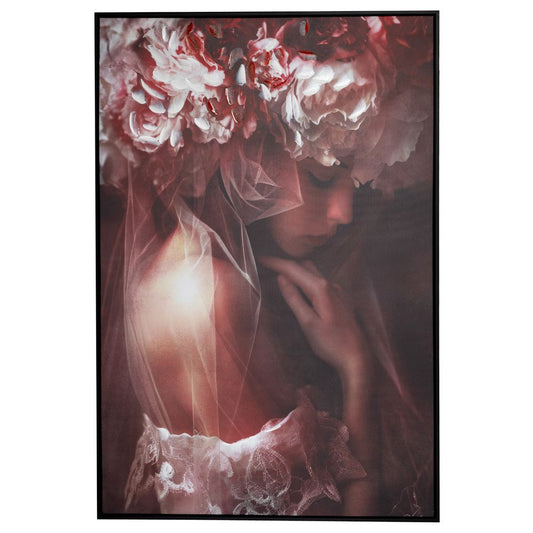  SHY GIRL ΠΙΝΑΚΑΣ 83Χ123ΕΚ ΜΕ ΜΑΥΡΗ ΚΟΡΝΙΖΑ ΣΕ ΤΥΠΩΜΕΝΟ ΚΑΜΒΑ