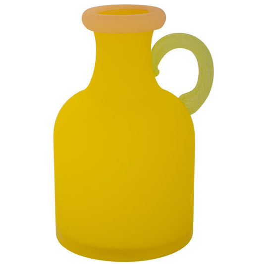  ΧΕΙΡΟΠΟΙΗΤΟ ΓΥΑΛΙΝΟ ΒΑΖΟ 14Χ6Χ20ΕΚ ΚΙΤΡΙΝΟ