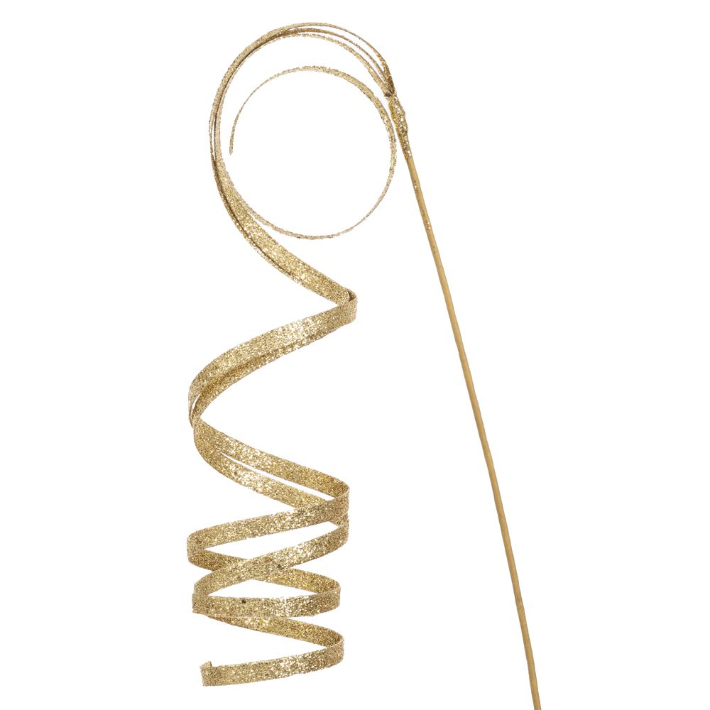  ΧΡΥΣΟ GLITTER TWISTED ΚΛΑΔΙ 50ΕΚ