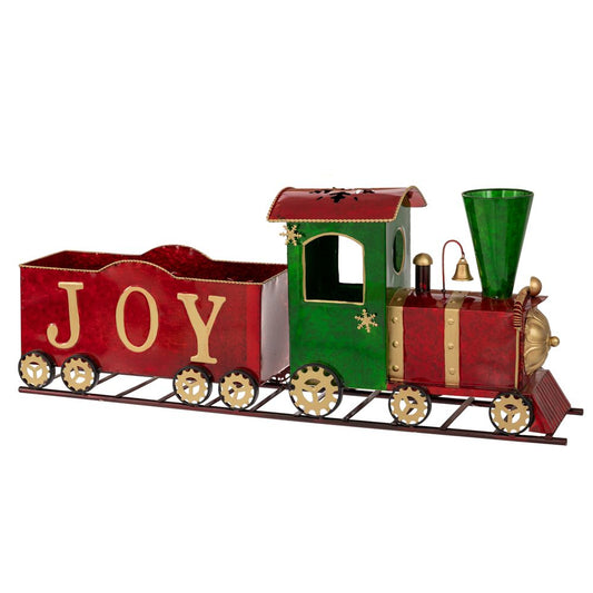  ΚΟΚΚΙΝΟ ΠΡΑΣΙΝΟ ΜΕΤΑΛΛΙΚΟ ΤΡΕΝΟ 85Χ18Χ34ΕΚ