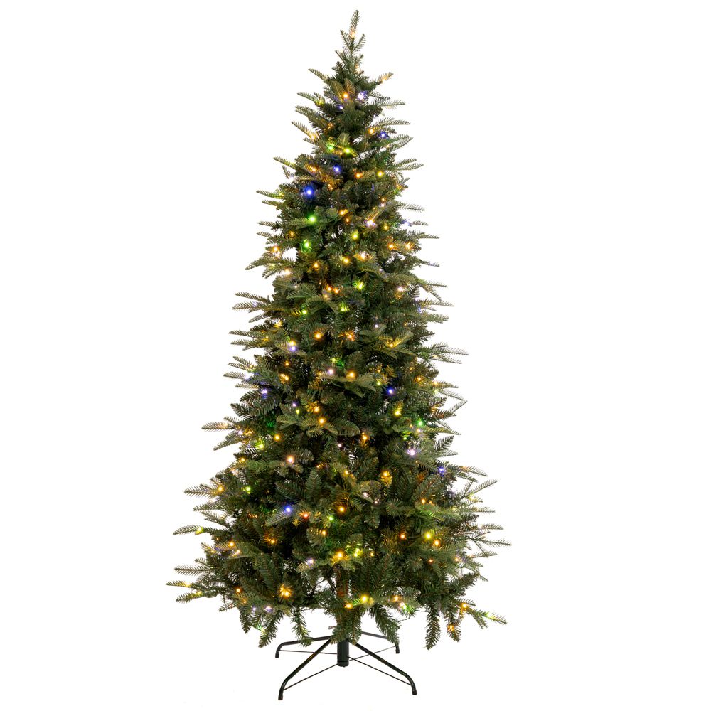  ΔΕΝΔΡΟ PRE-LIT NOBLE FIR 270EK ΜΕ 600 LED ΛΕΥΚΑ AND ΠΟΛΥΧΡΩΜΑ ΛΑΜΠΑΚΙΑ