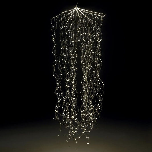  1152 MICROLED ΘΕΡΜΟ ΦΩΣ ΜΕ ΧΡΥΣΟ ΚΑΛΩΔΙΟ 240ΕΚ ΣΕ ΣΧΗΜΑ ΧΤΑΠΟΔΙ ΕΣΩΤ AND ΕΞΩΤΕΡΙΚΟΥ ΧΩΡΟΥ IP44