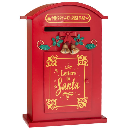  ΚΟΚΚΙΝΟ ΜΕΤΑΛΛΙΚΟ ΓΡΑΜΜΑΤΟΚΙΒΩΤΙΟ 27Χ12Χ41ΕΚ (Letters for Santa)