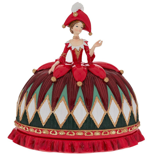  ΚΟΚΚΙΝΗ ΠΟΛΥΡΕΖΙΝ ΒΑΣΙΛΙΣΣΑ 26.5Χ17Χ26ΕΚ ΜΠΙΣΚΟΤΙΕΡΑ