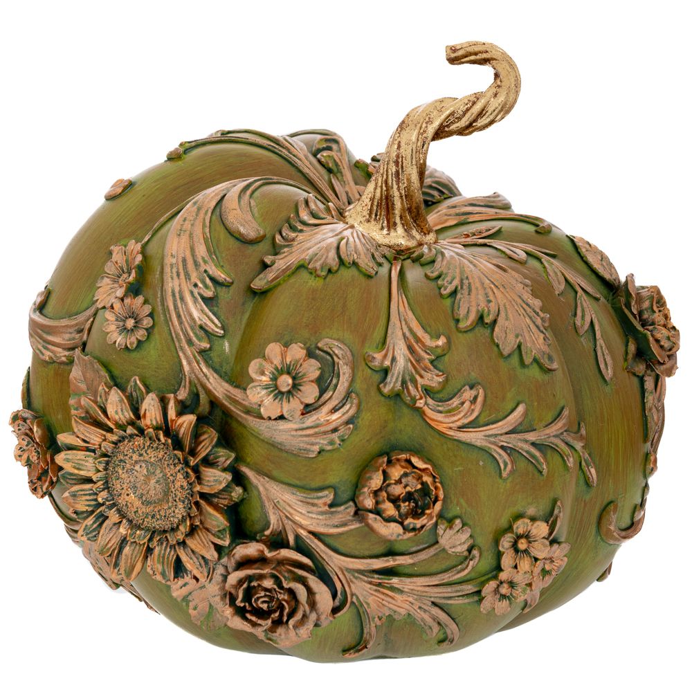  ΠΡΑΣΙΝΗ ΑΝΑΓΛΥΦΗ ΠΟΛΥΡΕΖΙΝ ΚΟΛΟΚΥΘΑ 27.5Χ27.5Χ25ΕΚ HALLOWEEN