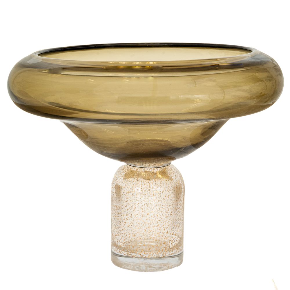  ΧΑΚΙ ΓΥΑΛΙΝΟ ΒΑΖΟ ΜΕ ΜΕΛΙ ΒΑΣΗ Φ37Χ28ΕΚ